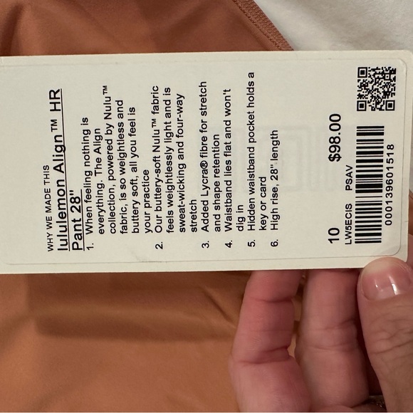 Lululemon Align HR Pants in Copper - Picture 3 of 5
